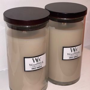 WOODWICK SWEET VANILLA CANDLE